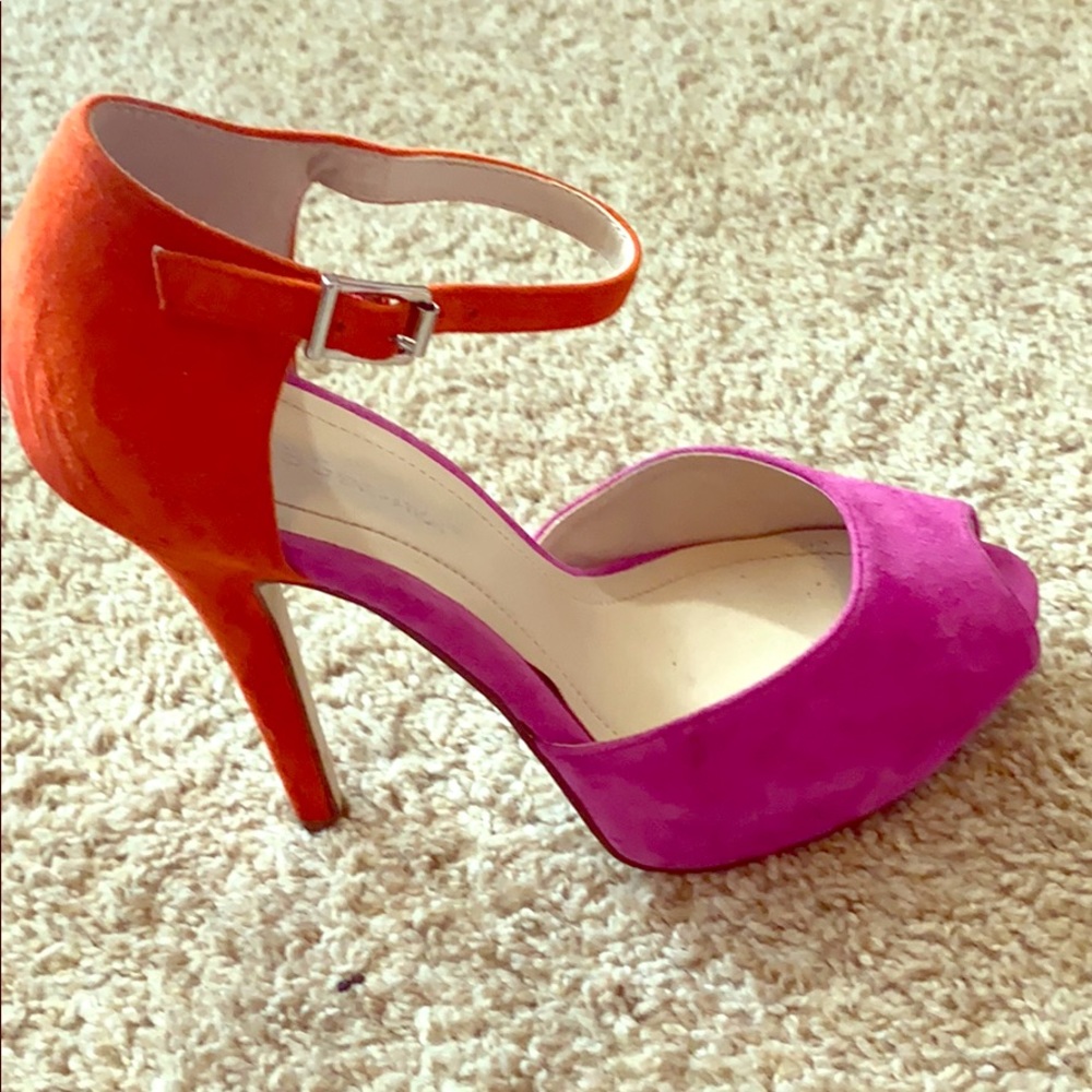 Hot Pink and orange BCBG pumps!